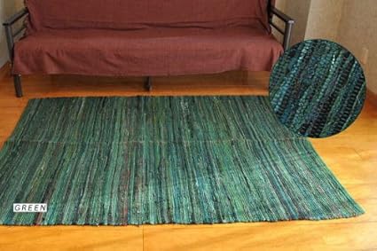 Amazon インド綿 リサイクルラグ 裂き織り 約130 190ｃｍ ｃｃｆｒｇｒ Amatage 家電 カメラ