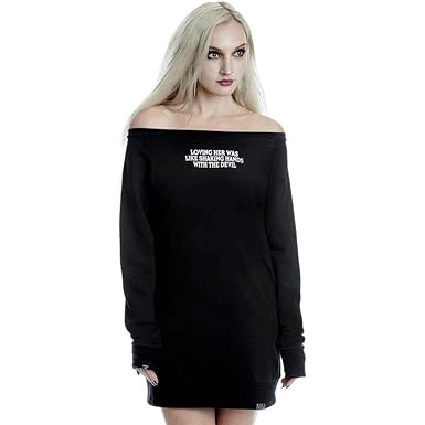 Killstar Sweater Minikleid - She's Trouble