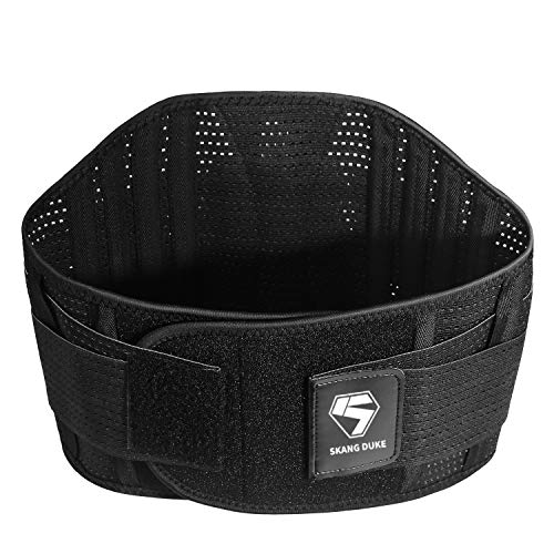 SKDK Lumbar Support Back Brace -Relief for Back Pain,Herniated Disc,Breathable Mesh Design,Spine Steel Plate Support,Adjustable Support Straps,Lower Back Belt (Medium)