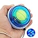 DINOKA Wrist Trainer LED Wrist Ball Powerball Gyroscopic Ball - Arm Strengthener, Wrist & Forearms Exerciser (Blue NO Counter)