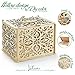 LUTANI Wedding Money Box with Lock for Cards – DIY Wedding Card Box – Wedding Gift Boxes for Baby Showers, Anniversary, Party, Decorations (Large)