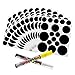 Chalkboard Labels Circles ,162 Premium Reusable Chalkboard Stickers with Two Pieces 3MM Chalk Marker for Jars, Parties,Craft Rooms , Weddings and Organize Your Home and Kitchen