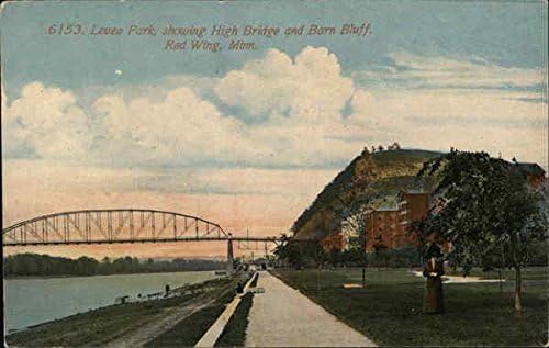 Levee Park Showing High Bridge And Barn Bluff Red Wing Minnesota