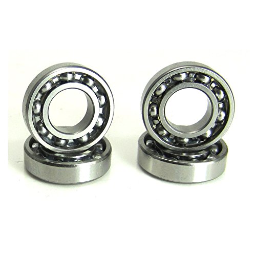 (4) 7x14x3.5mm 687 Open Precision Ball Bearings