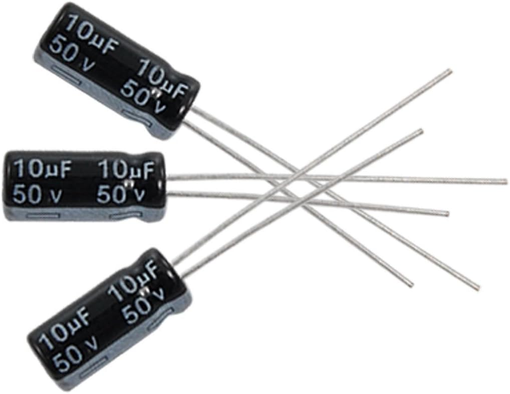 Electrolytic Capacitors SODIAL(R) 10 x 10uF 50V 105C Radial