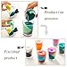 16 Color Wax Dye(Total 2.4oz), DIY Candle Dyes Natural Soy Dyes Candle Wax Dye Flakes Kit for Making Scented Candles or DIY