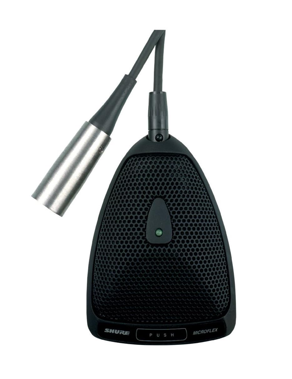 Shure MX393/C Condenser Microphone - Cardioid Black