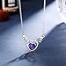 NEEMODA Crystal Heart Pendant Necklace for Girls Jewelry Gifts for Her