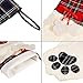 Jetec 2 Pieces 17.7 Inch Christmas Pet Stockings Cat Dog Paw Pattern Buffalo Plaid Fireplace Hanging Stockings for Christmas Fireplace Tree Decoration(Red and Green)