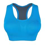 Beownwear Women's High Impact Wirefree Sweat-absorbent Moving Comfort Sports Bra