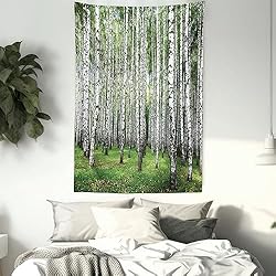 Lunarable Landscape Tapestry Queen Size, Autumn