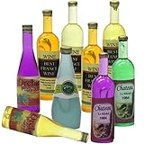 9 Ratafee Fruit Wine Bottles Drinking 1:12 Scale Toys Miniature Micro Aquarium Terrariums Fairy Gardens Doll House Resin Decoration Collection