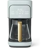 Wonderful Programmable 12-Cup Coffee Maker with Touch Controls, Auto Brew Timer, 1200W, 3 Brew Strengths, Keep Warm, Dishwasher-Safe, Premium Countertop Coffee Machine (Hydrangea)