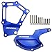 S1000RR S1000R S1000XR Motorcycle Engine Protector Left & Right Engine Stator Cover Engine Protective Cover For BMW S1000RR ABS K46 2009-2016 S1000R 2014 2015 HP4 2010-2016 S1000XR 2015 2016 (Blue)