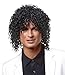 Deluxe Black Shabba Wig - Adult Std.