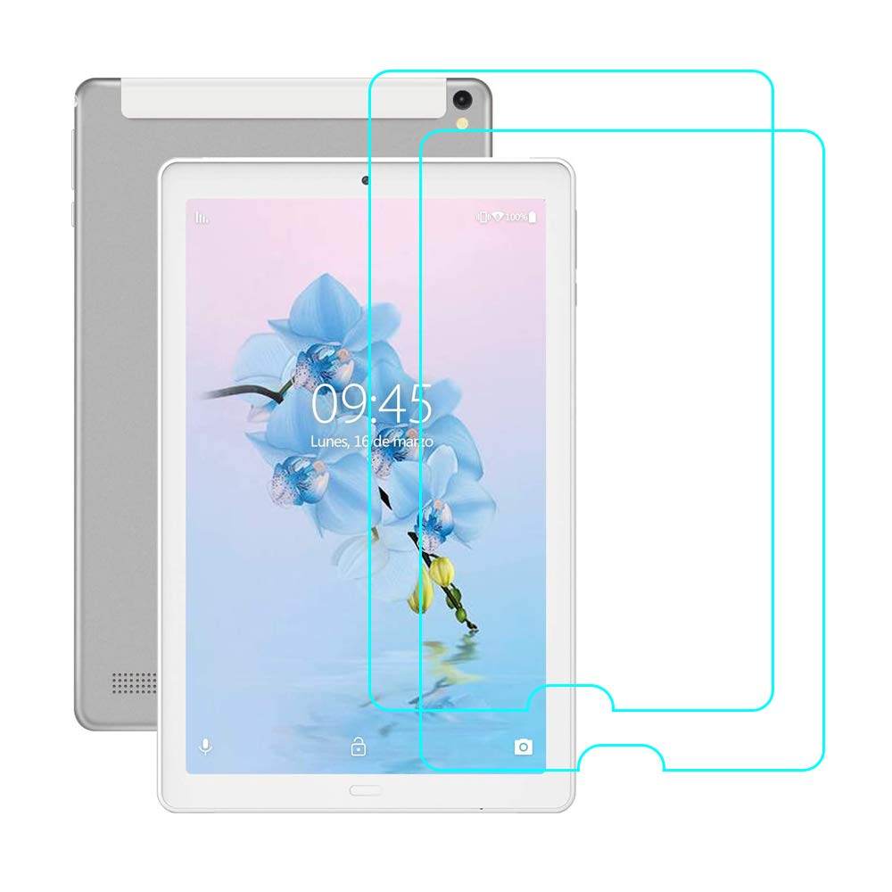YGoal Screen Protector for Tablet 10 inch, [2 Pack] Tempered Glass Screen Protector for New YOTOPT 10.1, Allmeida 10.1 tablet, TEENO 10 inch and YESTEL X2 10 inch