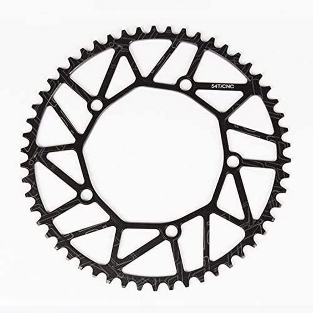 ERROR:#N/A LITEPRO Ultra Lightweight 54T Chainring For BROMPTON Black 102g