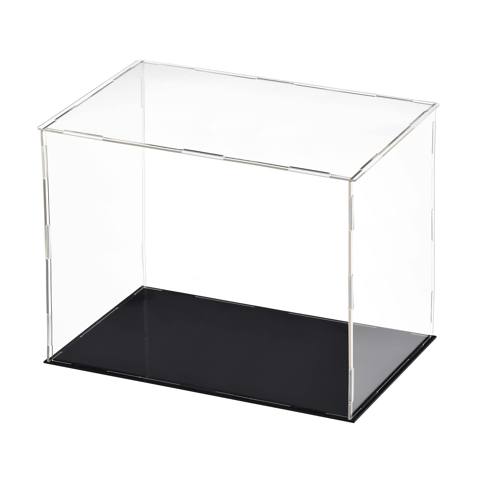 DMiotech 1 Pack Acrylic Display Case Box Transparent Dustproof Showcase, 11.8x5.9x9.8 Inch for Collectibles
