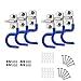 ASIBT 6 Pcs Broom Mop Holder 304 Stainless Steel S-Type for Cleaning Tools Organizer