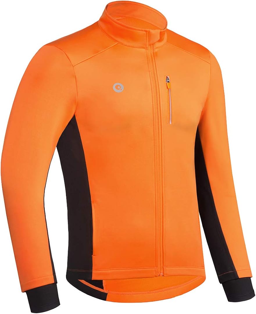 Cycling Bike Jackets for Men Winter Thermal Running Jacket Windproof