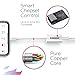 iPhone / 7Plus/ 8 / 8Plus/ X Adapter & Splitter, 2 in 1 Dual Lightning Headphone Jack Audio + Charge Cable Adapter, Compatible for iOS 11 or later, Sync,Music Control,Charge Function at the same time