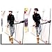Locomo Women Black & White Zebra Print Animal Pattern Legging FFT061 S-M