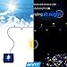 ANNT Solar Powered LED String Light, Ambiance Lighting, 55ft 17m 100 LED Solar Fairy String Lights for Outdoor, Gardens, Homes, Christmas Party (100 LED, Multi color)