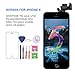 For iPhone 5 Screen Replacement With Home Button - MAFIX Full Pre-assembly LCD Display Digitizer Touch Screen Kit Include Repair Tools & Screen Protector, Black