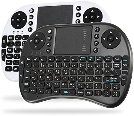 Ipazzport I8 2.4G Wireless Arabic Version Rechargeable Mini Keyboard Touchpad Airmouse