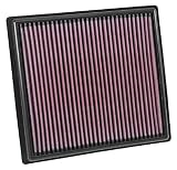 K&N Engine Air Filter: High Performance, Premium, Washable, Replacement Filter: 2015-2019 Chevy/GMC Colorado and Canyon, 33-5030