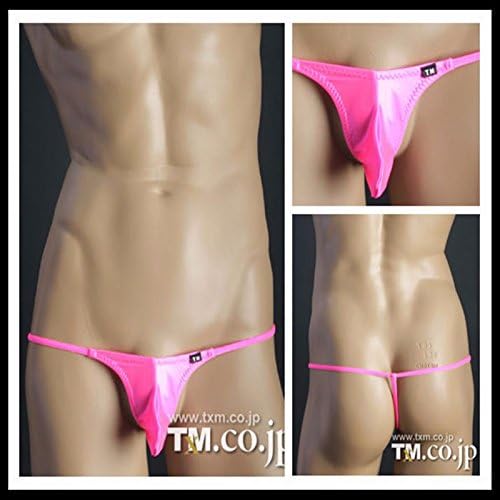XiaoGao_ Men Hipster tight spandex G-string pants slim T
