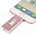 128GB iPhone USB Flash Drive, iOS Memory Stick, iPad External Storage Expansion for iOS Android PC Laptops (Pink)