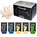 Hard Wax Beans Hair Removal - Refill for Eyebrows Ear Nose Brazilian Bikini | No Strip Application w/Soothing Effect | Painless Waxing for Sensitive Skin | Savage on Coarse Hair (17.6 OZ STANDARD)