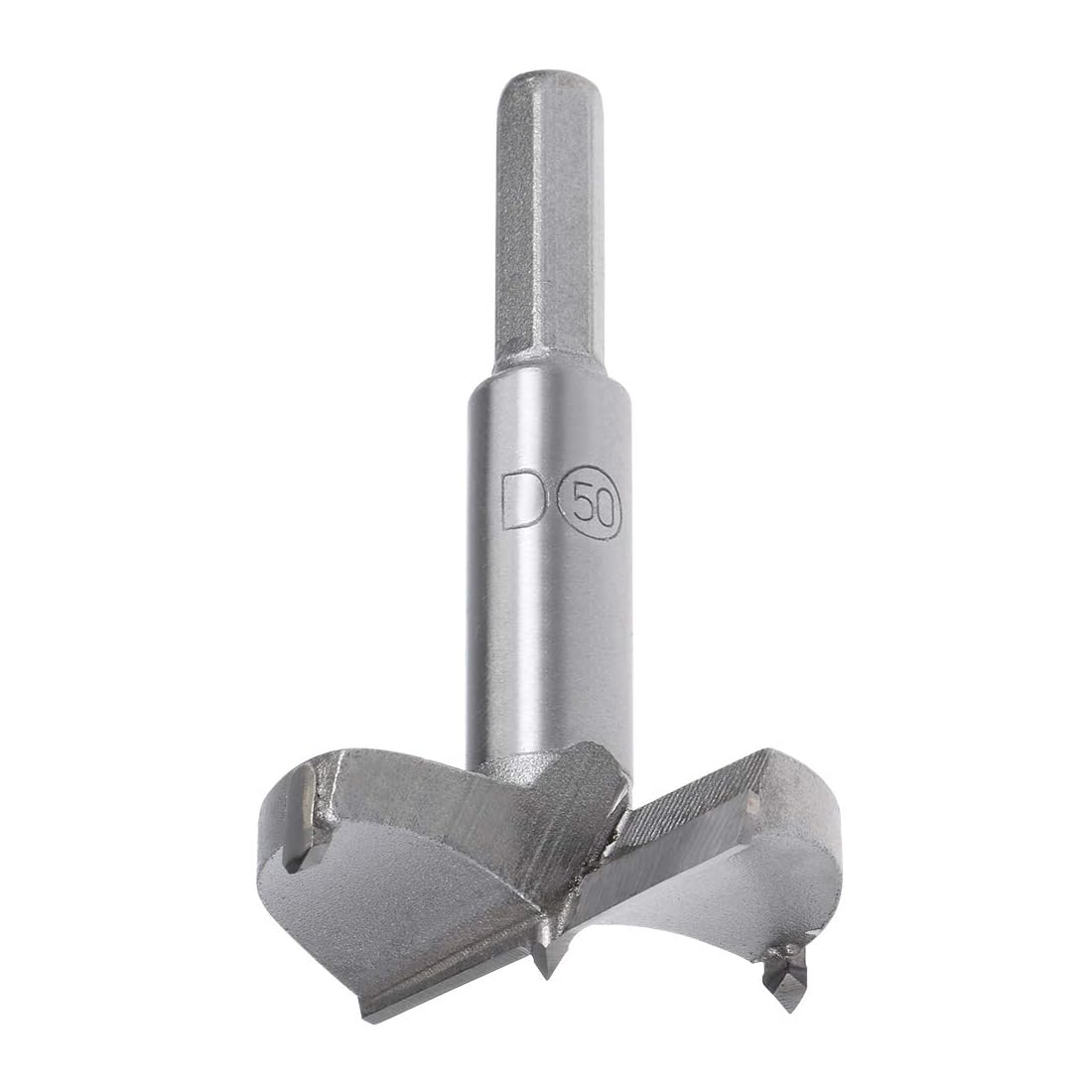 MACHSWON Forstner Drill Bits Tungsten Carbide Wood Hole Saw Opener Drill Bit 50mm Woodworking Drilling Boring Bit Cutter