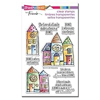 STAMPENDOUS Family Home Clear Stamps