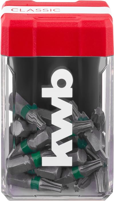 kwb Mini-Case bit Set T20, 25 pcs (Storage Box, Dispenser lid, 25x bits)