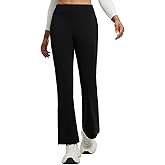baleaf Women's Fleece Lined Pants Winter Flare Yoga Pants Warm Thermal Bootcut Leggings