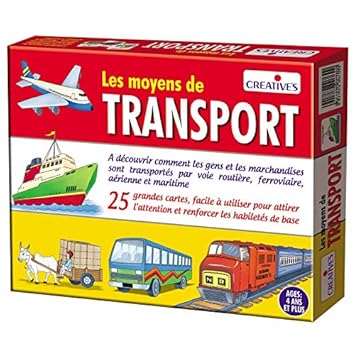 StonKraft Means of Transport (French) | Learn French | Learning Games | Educational Games & Toys | Matching Games for Kids & Toddlers