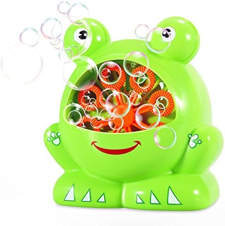 Geekper Bubble Machine for Kids, Mini Automatic Bubble Blower Durable Bubble Maker, 500 Bubbles per Minute Simple and Easy to Use