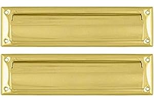 Deltana MS212CR003 13 1/8-Inch Mail Slot with Solid Brass Interior Flap