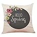 TiTCool 2018 Cushion Cover Hello Spring Home Decor Throw Pillowcase Pillow Covers 18x18 (H)