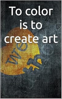 Livro To color is to create art