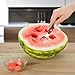 Watermelon Slicer and Serving Tong with Bonus Melon Baller, Made of Rust Proof Stainless Steel, for Home Kitchen Picnics and Entertaining (2 Piece Set)