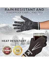 GoGold - Guantes de running con pantalla táctil, ligeros, guantes de senderismo, guantes de invierno para pantalla táctil para hombres y mujeres, diseño resistente a la intemperie, varios deportes al aire libre