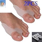 Cerkos Gel Toe Separators Stretchers Bunion Spacers Straightener Corrector Alignment