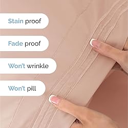 Cal King Size 4 Piece Sheet Set - Comfy Breathable