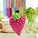 Strawberry Foldable Reusable Grocery Bags,Baynne Heavy Duty Foldable Shopping Tote Bag