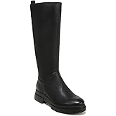 Naturalizer SOUL Womens Orchid Chunky Bottom Knee High Boot Black Smooth Wide Calf 6.5 M