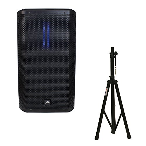 Peavey RBN 112 Powered 12" 2-Way Ribbon Tweeter 1500W Peak PA Speaker & Stand