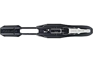 FISCHER Unisex Adults Tour Step-in Tool Free IFP High-Performance Fitness Cross Country (XC) Black/White Bindings for Newcome